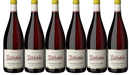 Baden-Badener Weinhaus am Mauerberg Collection Rebland Bühlertaler Spätburgunder QW trocken (6 x 1,0L) von Baden-Badener Weinhaus am Mauerberg