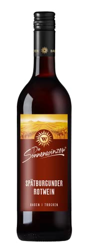 Die Sonnenwinzer Spätburgunder Rotwein Qualitätswein Trocken(1 x 0.75 l) von Badischer Winzerkeller