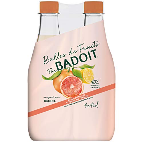 Badoit Bubbles früchte Grapefruit Zitrone schlüssel 4 x 40cl von Badoit