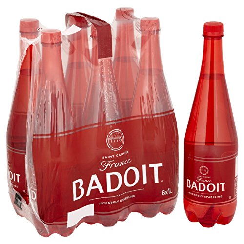 Badoit Intensely Sparkling Plain Mineralwasser, 6 x 1 Liter von Badoit