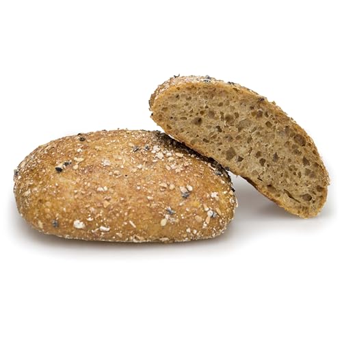 Bäckerei Spiegelhauer Demeter Bio Dinkelkeimbrötchen 5 Stück I halbgebacken I Bio Aufbackbrötchen zum Aufbacken I abgepackte Bio Brötchen von Bäckerei Spiegelhauer