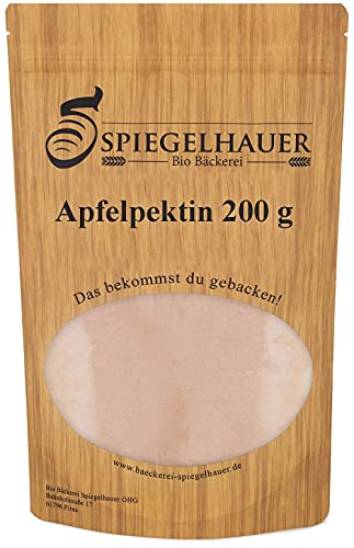 Apfelpektin 200 g Geliermittel - veganer Gelatine-Ersatz zur Herstellung von Marmeladen oder Konfitüren von Bäckerei Spiegelhauer