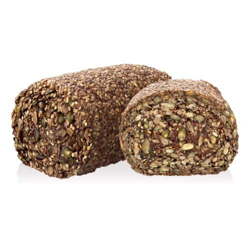 Bäckerei Spiegelhauer Bio Keto Wunder Brot 500g glutenfrei vegan ketogenes Brot nur 1,5 g Kohlenhydrate keto mehlfreies Brot von Bäckerei Spiegelhauer