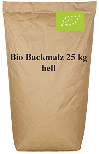 Bio Backmalz hell enzymaktiv 25 kg diastasisches Gersten Malzmehl natürliches Backmittel ohne Zusatzstoffe für Knusprige Brötchen Pizza Brot von Bäckerei Spiegelhauer