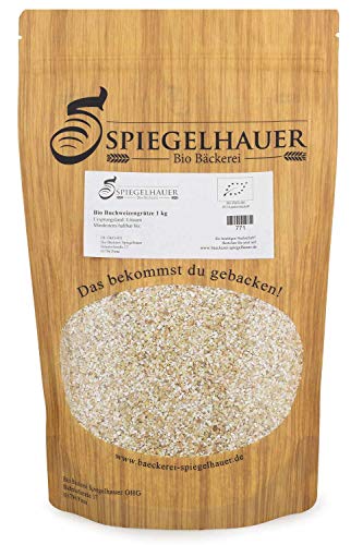 Bio Buchweizengrütze 1 kg Buchweizenschrot - glutenfrei aus Europa von Bäckerei Spiegelhauer