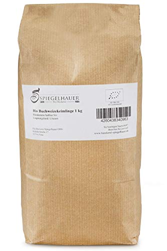 Bio gekeimter Buchweizen 1 kg gekeimter EU Buchweizenkeime glutenfrei I gekeimtes müsli basisch I gekeimtes Getreide von Bäckerei Spiegelhauer