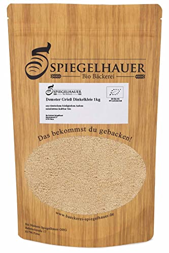 Bio Dinkelkleie 1 kg Grießkleie von Bäckerei Spiegelhauer