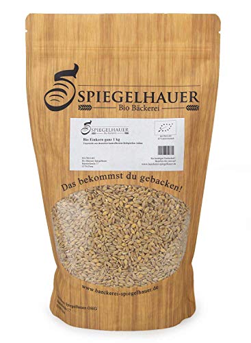 Bio Einkorn ganzes Korn 1 kg Samen von Bäckerei Spiegelhauer