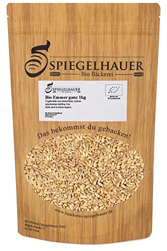 Bio Emmer ganzes Korn 1 kg von Bäckerei Spiegelhauer