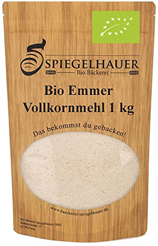 Bio Emmervollkornmehl 1 kg Urgetreidemehl von Bäckerei Spiegelhauer