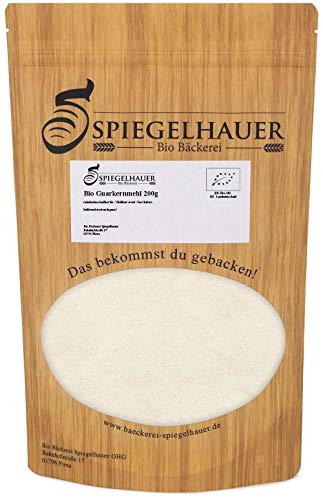 Bio Guarkernmehl Verdickungsmittel Bindemittel E 412 3.500 cps low Carb Guar Gum Geprüfte Qualität 200g von Bäckerei Spiegelhauer