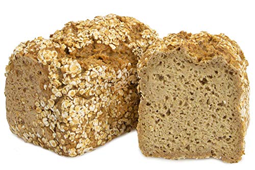 Bio Haferbrot glutenfrei 500 g ideal für Haferkur Haferflockenbrot Vollkornbrot vegan reich an Beta Glucan (frisch) von Bäckerei Spiegelhauer