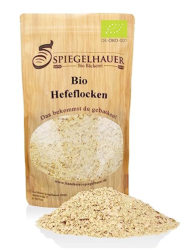 Bäckerei Spiegelhauer Bio Edel-Hefeflocken 400g glutenfrei vegan I würzige und käsige Bio Nährhefe-flocken I glutenfree bio nutritional yeast, organic yeast flakes von Bäckerei Spiegelhauer