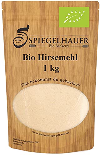 Bio Hirsemehl 1 kg glutenfreis Mehl für Brot hell von Bäckerei Spiegelhauer