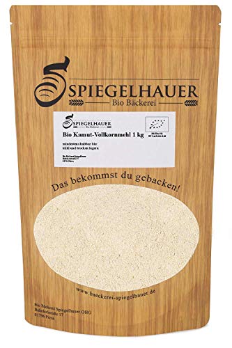 Bio Kamutvollkornmehl 1 kg Khorasan von Bäckerei Spiegelhauer
