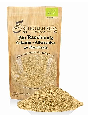 Bio Rauchmehl 1kg Rauchsalz Alternative - salzarm Rauch Gewürz veganes geräuchertes Schinkenaroma Rauchmalz aus Deutschland von Bäckerei Spiegelhauer