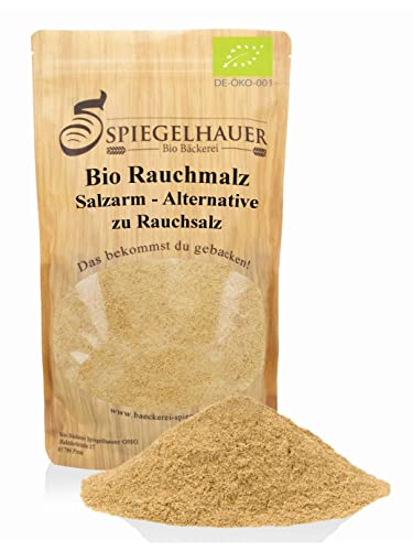 Bio Rauchmehl 200g Rauchsalz Alternative - salzarm Rauch Gewürz veganes geräuchertes Schinkenaroma Rauchmalz aus Deutschland von Bäckerei Spiegelhauer