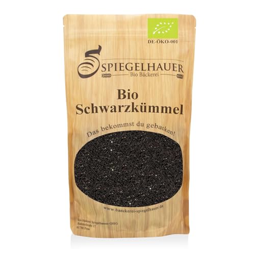 Bio Schwarzkümmel 500 g kräftiges Brotgewürz für Fladenbrote | das Wundermittel aus der Naturheilkunde von Bäckerei Spiegelhauer