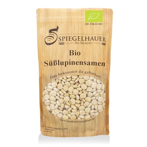 Bio Süßlupinensamen ganze Körner keimfähig naturbelassen roh Bäckerei Spiegelhauer (weiß Süßlupine 4 x 1 kg) von Bäckerei Spiegelhauer