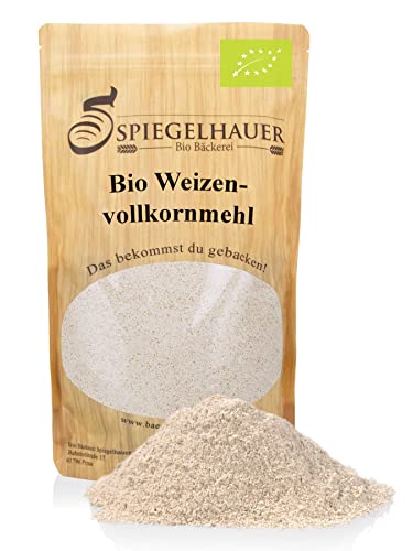 Demeter Weizenvollkornmehl 1 kg - naturbelassen und frei von Zusatzstoffen von Bäckerei Spiegelhauer