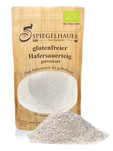 Glutenfreier Bio Hafer-Sauerteig getrocknet 200g Brot glutenfrei backen von Bäckerei Spiegelhauer