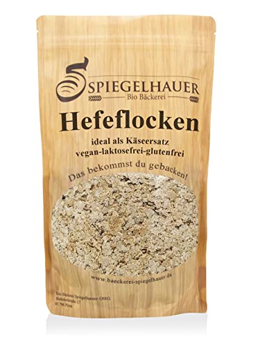 Hefeflocken 1 kg nutritional yeast Melasse edel Hefeflocken - ideal für Vegane Käsesoßen (1 kg) glutenfrei ohne Salz von Bäckerei Spiegelhauer