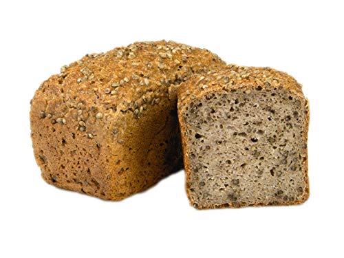 Kifferkruste 500 g Bio Buchweizenkeimlingsbrot mit knuspriger Hanfsaat - glutenfrei vegan basisch von Bäckerei Spiegelhauer