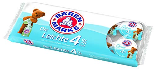 BÄRENMARKE Die Leichte 4% Fett Tassenpackung, 24er Pack (24 x 75 g) von Bärenmarke