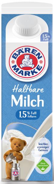 Bärenmarke Haltbare Milch 1,5% von Bärenmarke