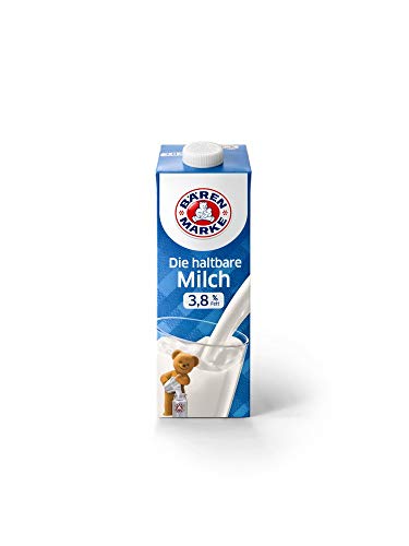 Bärenmarke die haltbare Milch 3,8% Fett 1 Liter , 12er Pack (12 x 1 l) von Bärenmarke