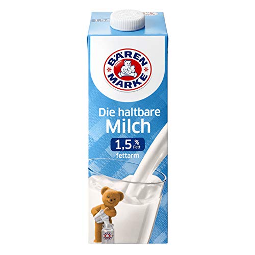 Bärenmarke fettarme H-Milch, 1,5% Fett, 1er Pack von Bärenmarke