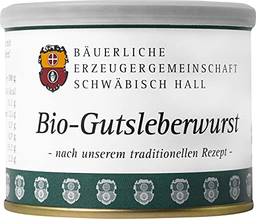 Bäuerliche Erzeugergemeinschaft Schwäbisch Hall Bio Gutsleberwurst, 200 g von Bäuerliche Erzeugergemeinschaft Schwäbisch Hall