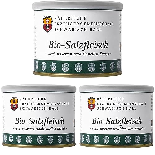 Bäuerliche Erzeugergemeinschaft Schwäbisch Hall Bio Salzfleisch, 200 g (Packung mit 3) von Bäuerliche Erzeugergemeinschaft Schwäbisch Hall