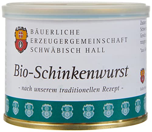 Bäuerliche Erzeugergemeinschaft Schwäbisch Hall Bio Schinkenwurst, 200 g von Bäuerliche Erzeugergemeinschaft Schwäbisch Hall
