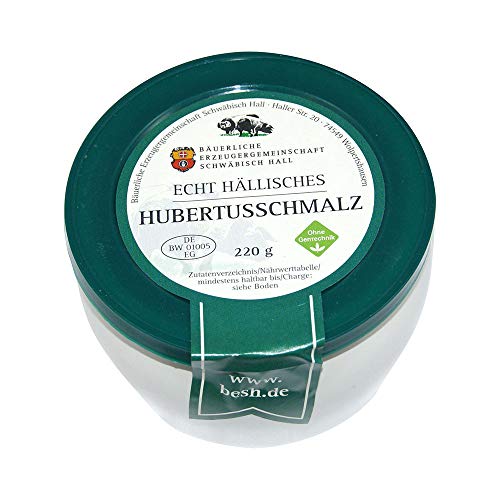 Schmalztopf Hubertusschmalz (220 g) - per Kühlversand von Bäuerliche Erzeugergemeinschaft Schwäbisch Hall