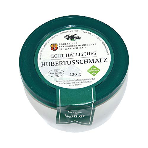 Schmalztopf Hubertusschmalz (220 g) - per Kühlversand Schmalztopf Hubertusschmalz (220 g) - per Kühlversand von Bäuerliche Erzeugergemeinschaft Schwäbisch Hall