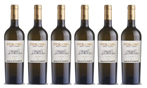 6x 0,75l - Baglio di Pianetto - Ficiligno - Insolia & Viognier - Sicilia D.O.P. - Sizilien - Italien - Weißwein trocken von Baglio di Pianetto