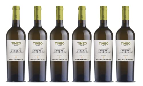 6x 0,75l - Baglio di Pianetto - Timeo - Grillo - Sicilia D.O.P. - Sizilien - Italien - Weißwein trocken von Baglio di Pianetto