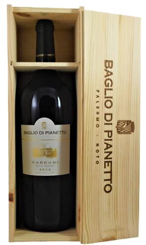 Carduni Petit Verdot Terre Sicilia IGT 2012 Magnum in OHK (limitiert) von Baglio di Pianetto (1x1,5l), trockener Rotwein aus Sizilien von Baglio di Pianetto