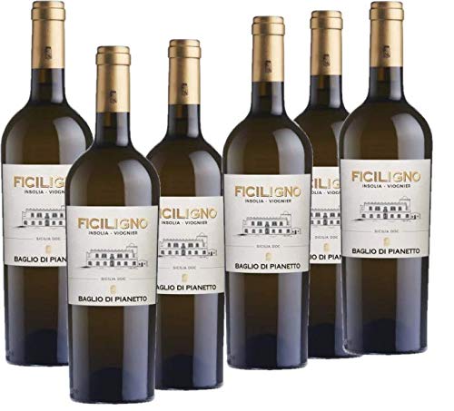 Ficiligno Sicilia DOC Insolia-Viognier tr. 2019 von Baglio di Pianetto, trockener Weisswein aus Sizilien von Baglio di Pianetto