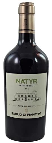 Natyr Petit Verdot Terre Siciliane IGT 2016 (IT-BIO-008) von Baglio di Pianetto, trockener Rotwein aus Sizilien von Baglio di Pianetto