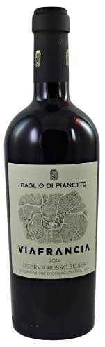 Viafrancia Riserva Rosso Sicilia DOC 2014 von Baglio di Pianetto, trockener Rotwein aus Sizilien von Baglio di Pianetto