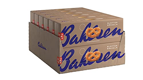 Bahlsen Blätterbrezeln - 12er Pack - karamellisiertes Blättergebäck in Brezelform (12 x 100g) von The Bahlsen Family