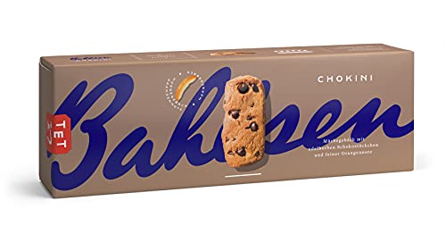 Bahlsen Chokini - 1er Pack - Mürbegebäck mit Schokostückchen und Orangennote (1 x 150 g) von Bahlsen