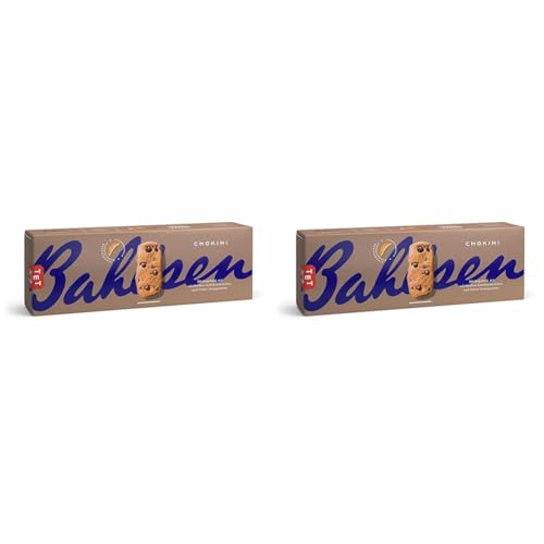 Bahlsen Chokini - 2er Pack - Mürbegebäck mit Schokostückchen und Orangennote (1 x 150 g) von Bahlsen