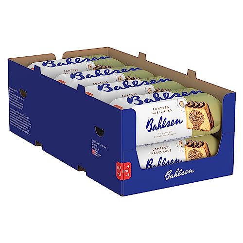 Bahlsen Comtess Haselnuss - 8er Pack - saftiger Rührkuchen mit gemahlenen Haselnüssen, einzeln verpackt (8 x 350 g) von The Bahlsen Family