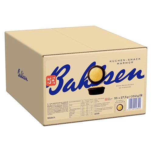 Bahlsen Kuchen-Snack Marmor - einzeln verpackter Marmorkuchen (1 x 27,5 g) von Bahlsen