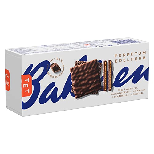 Bahlsen Perpetum Edelherb - Waffel mit edelherber Schokolade (1 x 97 g) von Bahlsen