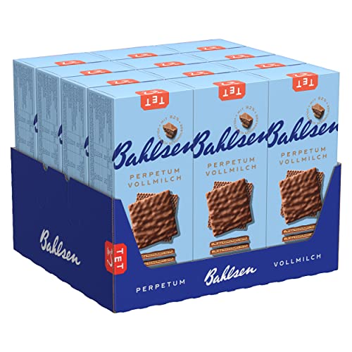 Bahlsen Perpetum Vollmilch - 12er Pack - Waffel mit Vollmilchschokolade (12 x 97 g) von Bahlsen