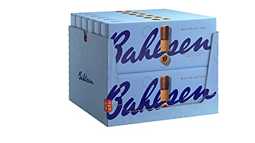 Bahlsen Waffeletten Vollmilch - 12er Pack - Hauchdünnes Waffelgebäck mit Vollmilchschokolade (12 x 100 g) von The Bahlsen Family